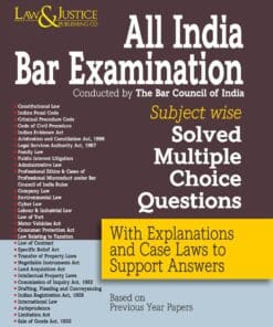 LJP's AIBE Subject Wise Solved Multiple Choice Questions - 1st Edition 2023