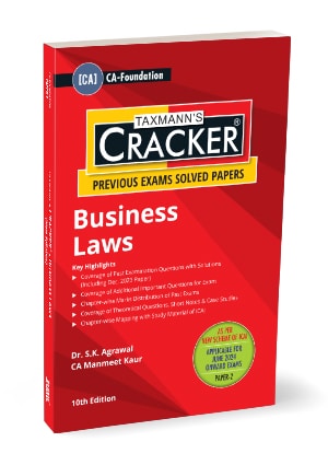 Taxmann's Cracker - Business Laws by Manmeet Kaur for June 2024