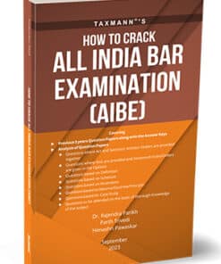 Taxmann's How To Crack All India Bar Examination (AIBE) by Rajendra Parikh - 1st Edition 2023