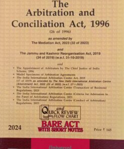 Lexis Nexis’s The Arbitration and Conciliation Act, 1996 (Bare Act) - 2024 Edition