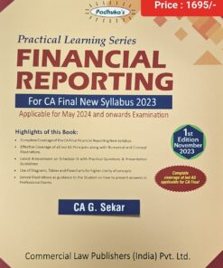 Commercial's Practical Learning Series - Financial Reporting by G Sekar for May 2024 Exam