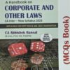 Commercial's A Handbook on Corporate And Other Laws (MCQ's Book) by Abhishek Bansal for Sept 2024