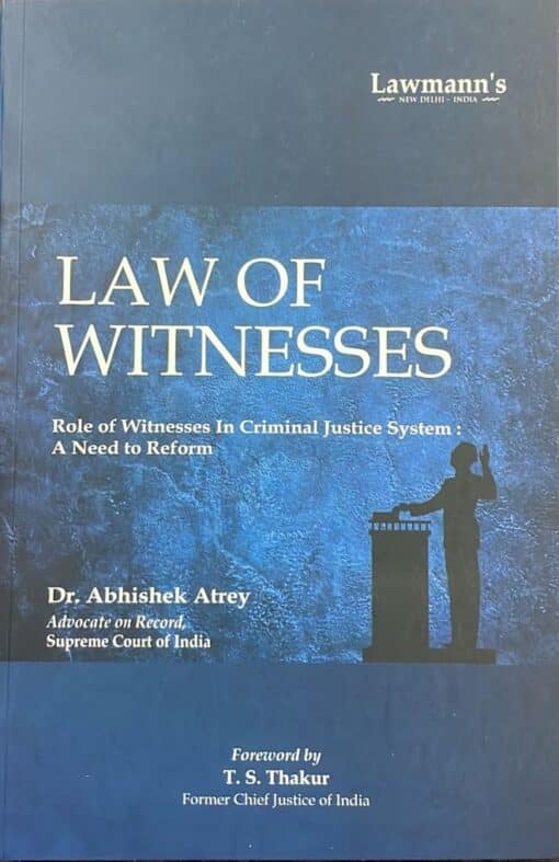KP's Law of Witnesses by Dr. Abhishek Atrey - 1st Edition 2024