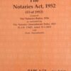 Professional’s The Notaries Act, 1952 (Bare Act) - 2023 Edition
