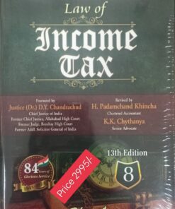Bharat's Law of Income Tax (Volume 1 to 8) By Sampath Iyengar - 13th Edition 2024