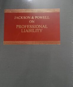 Sweet & Maxwell's Professional Liability by Jackson & Powell - South Asian Edition 2023