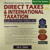 Commercial's Practical Learning Series - Direct Taxes and International Taxation by G Sekar for May 2024 Exam