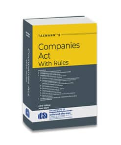 Taxmann's Companies Act with Rules (Hardbound Pocket Edition) - 43rd Edition 2024