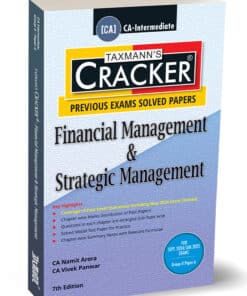 Taxmann's Cracker - Financial Management & Strategic Management (FM and SM | FM SM) by Namit Arora for Sept 2024