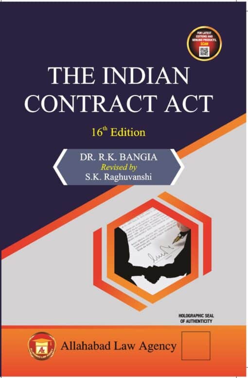 ALA's The Indian Contract Act by Dr. R.K. Bangia - 16th Edition 2023