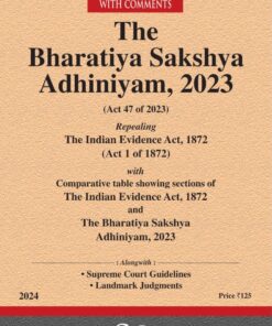 LJP's The Bharatiya Sakshya Adhiniyam, 2023 (Bare Act) – Edition January 2024