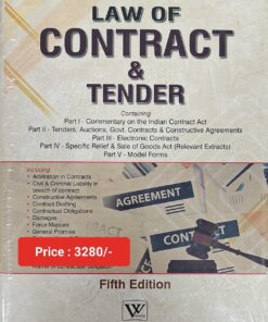 Whytes & Co's Law of Contract & Tender by M.C. Bhandari - 5th Edition 2024