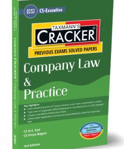 Taxmann's Cracker - Company Law & Practice by N S Zad for Dec 2024 Exams