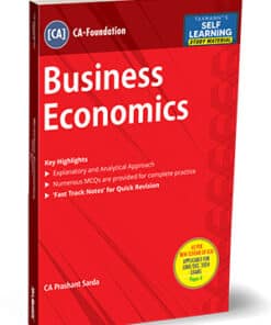 Taxmann's Study Material - Business Economics (Economics) by Prashant Sarda for June 2024