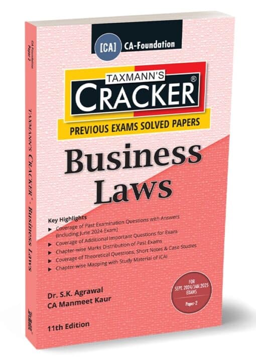 Taxmann's Cracker - Business Laws by S.K. Agrawal for Sept 2024