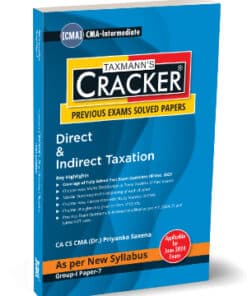 Taxmann's Cracker - Direct & Indirect Taxation (DITX | DT & IDT) by Priyanka Saxena