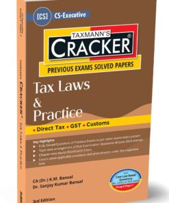 Taxmann's Cracker - Tax Laws & Practice (Tax) by N.S Zad for Dec 2024