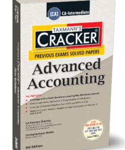 Taxmann's Cracker - Advanced Accounting by Parveen Sharma for Sept 2024