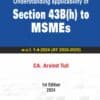 Bharat's Understanding applicability of Section 43B(h) to MSMEs by CA. Arvind Tuli - 1st Edition 2024