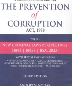 Vinod Publication's Commentary on The Prevention of Corruption Act, 1988 by Justice R.P. Sethi