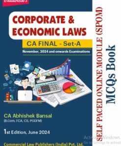 Commercial's Corporate and Economic Laws (MCQs Book) by Abhishek Bansal for Nov 2024 Exam