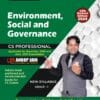 AJ Pub's Environment, Social and Governance by CS Anoop Jain for Dec 2024 Exam