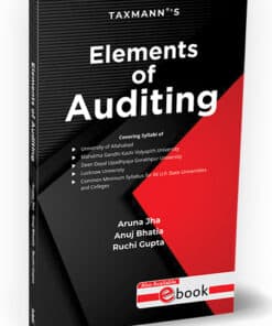 Taxmann's Elements of Auditing by Aruna Jha - 1st Edition 2024