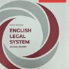 Sweet & Maxwell's English Legal System by Michael Bromby - 5th South Asian Edition 2024