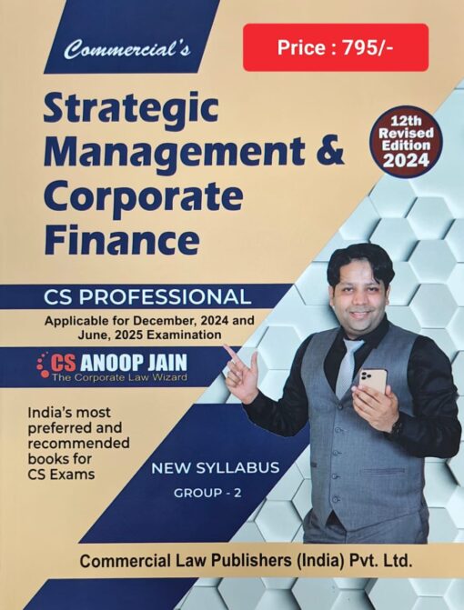 AJ Pub's Strategic Management & Corporate Finance by CS Anoop Jain for Dec 2024 Exam