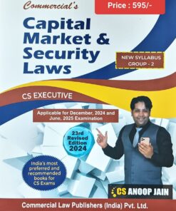 AJ Pub's Capital Market & Security Laws by CS Anoop Jain for Dec 2024 Exam