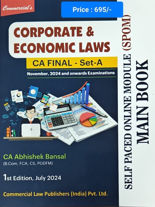 Commercial's Corporate and Economic Laws (Main Book) by Abhishek Bansal for Nov 2024 Exam