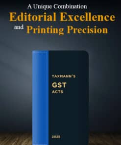 Taxmann's GST Acts | Flexi-bound [Pocket] Edition - 1st Edition October 2024